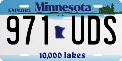 MN license plate 971UDS