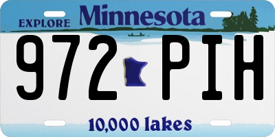 MN license plate 972PIH
