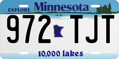 MN license plate 972TJT