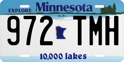 MN license plate 972TMH