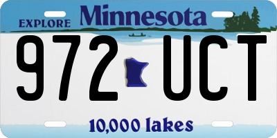 MN license plate 972UCT