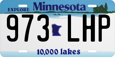 MN license plate 973LHP