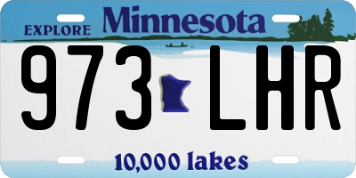 MN license plate 973LHR