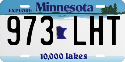 MN license plate 973LHT