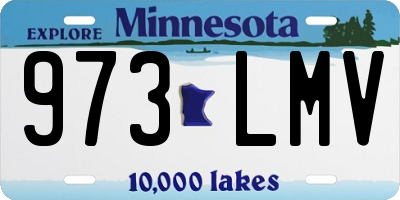 MN license plate 973LMV