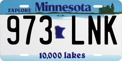 MN license plate 973LNK