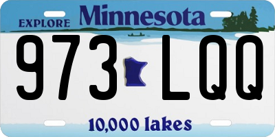 MN license plate 973LQQ