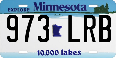 MN license plate 973LRB