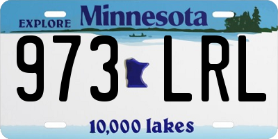 MN license plate 973LRL