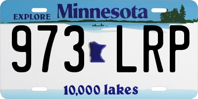 MN license plate 973LRP