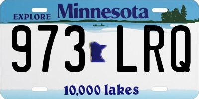 MN license plate 973LRQ