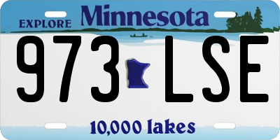 MN license plate 973LSE