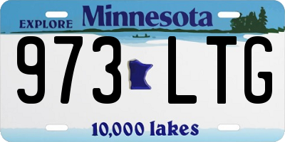 MN license plate 973LTG