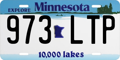 MN license plate 973LTP