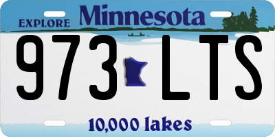 MN license plate 973LTS