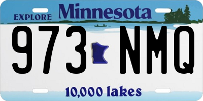 MN license plate 973NMQ