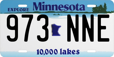 MN license plate 973NNE