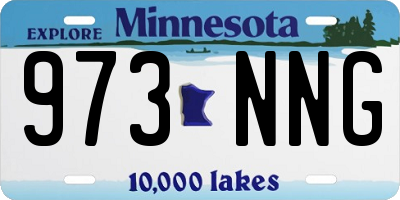 MN license plate 973NNG