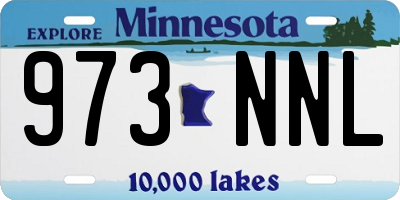 MN license plate 973NNL
