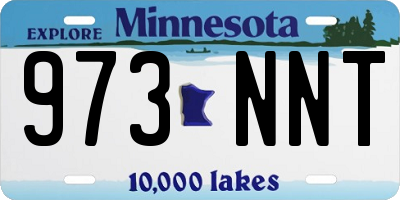MN license plate 973NNT