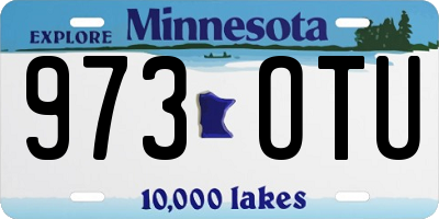 MN license plate 973OTU