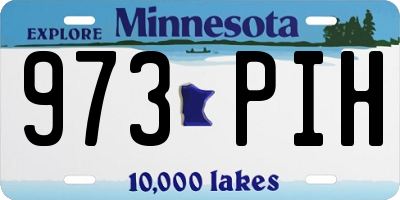 MN license plate 973PIH
