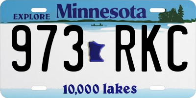 MN license plate 973RKC