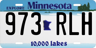 MN license plate 973RLH
