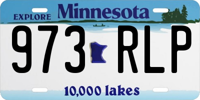 MN license plate 973RLP