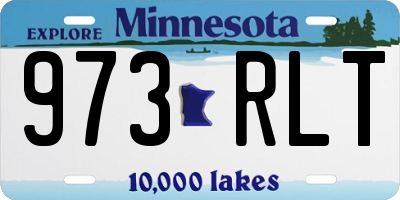 MN license plate 973RLT