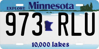 MN license plate 973RLU