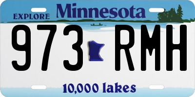 MN license plate 973RMH