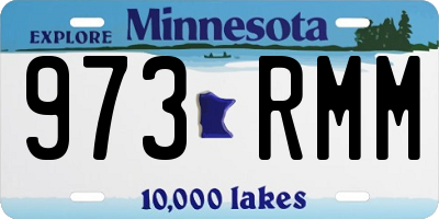 MN license plate 973RMM