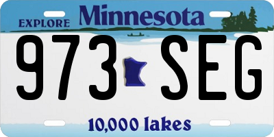 MN license plate 973SEG