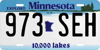 MN license plate 973SEH