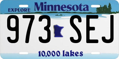 MN license plate 973SEJ