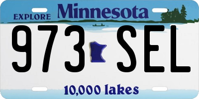 MN license plate 973SEL