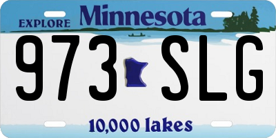 MN license plate 973SLG