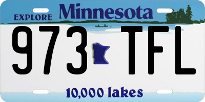 MN license plate 973TFL