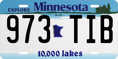 MN license plate 973TIB