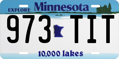 MN license plate 973TIT