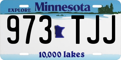 MN license plate 973TJJ