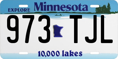 MN license plate 973TJL