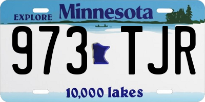 MN license plate 973TJR