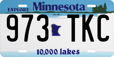MN license plate 973TKC