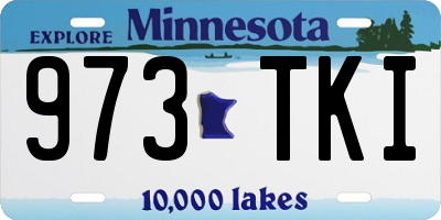 MN license plate 973TKI