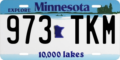 MN license plate 973TKM