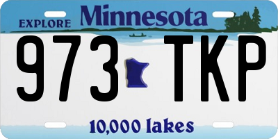 MN license plate 973TKP