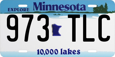 MN license plate 973TLC