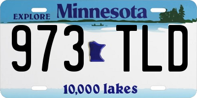 MN license plate 973TLD